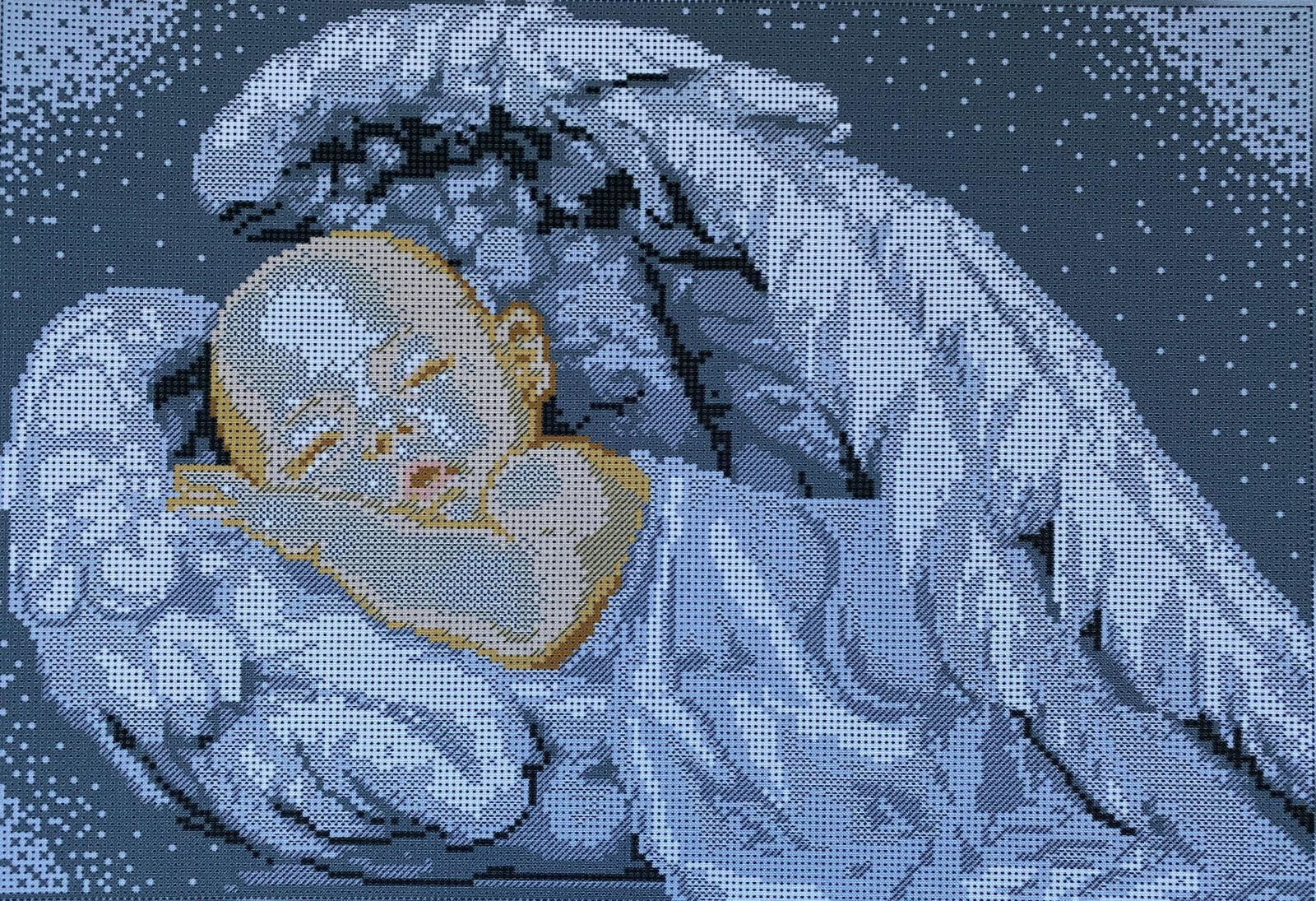 Сон ангелочка (Полная зашивка)