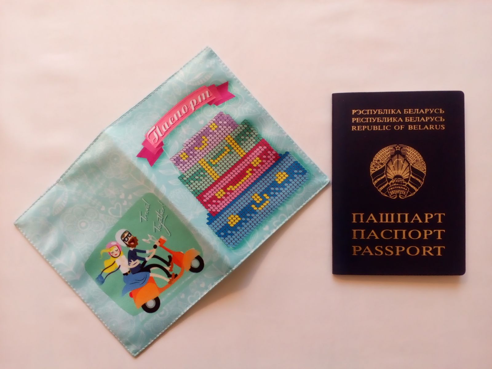 Обложка на паспорт "Путешествие"