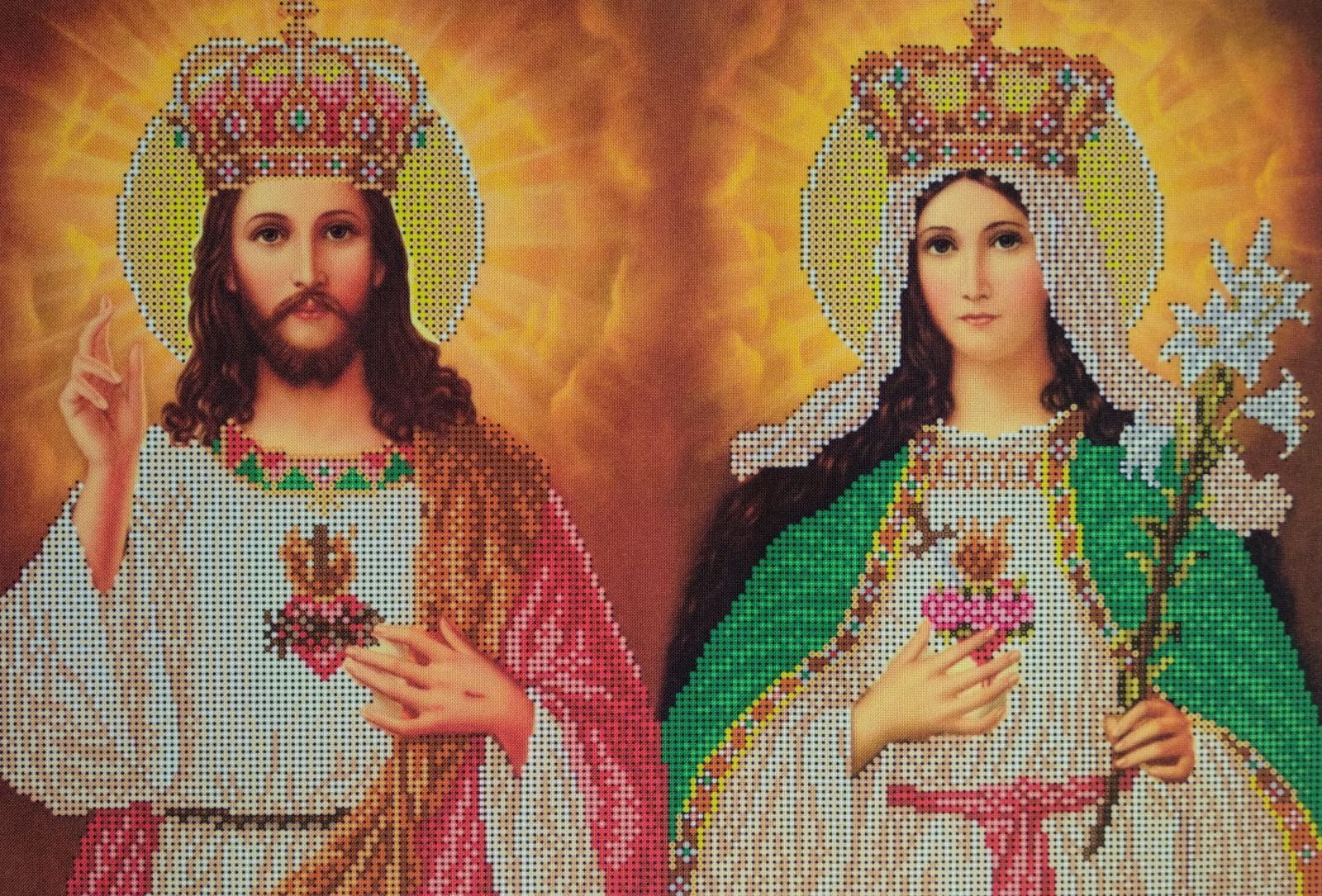 Иисус и Дева Мария